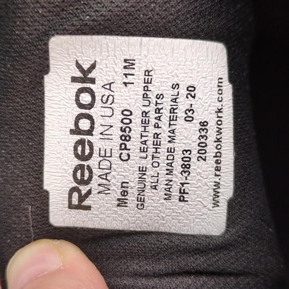 Mens Reebok Black Chukka Boots Size 11 M  NIB main image 7